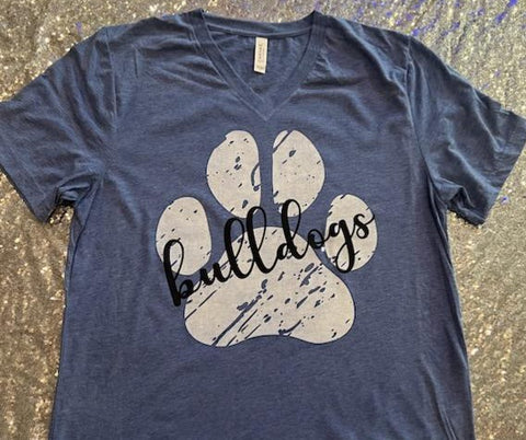 Bulldogs Pawprint Tee