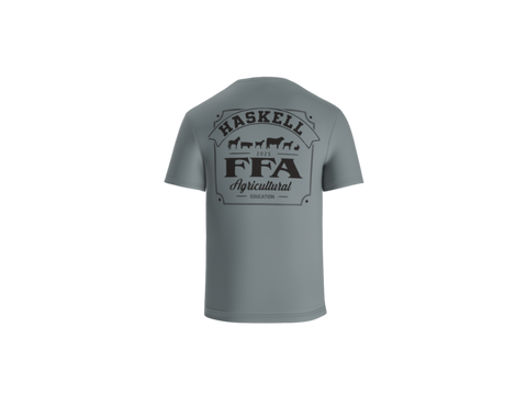Haskell FFA Long Sleeve Tshirt Black Ink Design