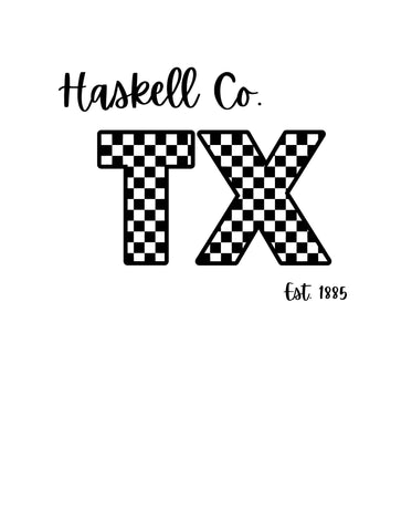 Checkered design on 100% cotton