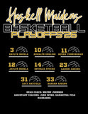 2026 Haskell Maidens Basketball Playoff Tee