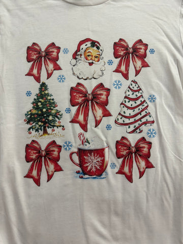 Christmas Coquette Long Sleeve Tee