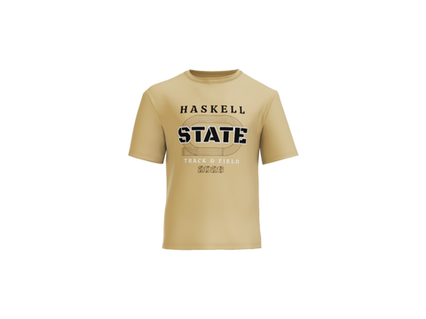 2026 State Track Qualifiers Heather Tan Cotton Material Tee
